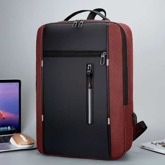 SSZMDLB under $5 Laptop Backpack, 16 Inch Computer Bag, Large Capacity Travel Backpack, USB Charging College Backpack, Business School Bag for Men Women