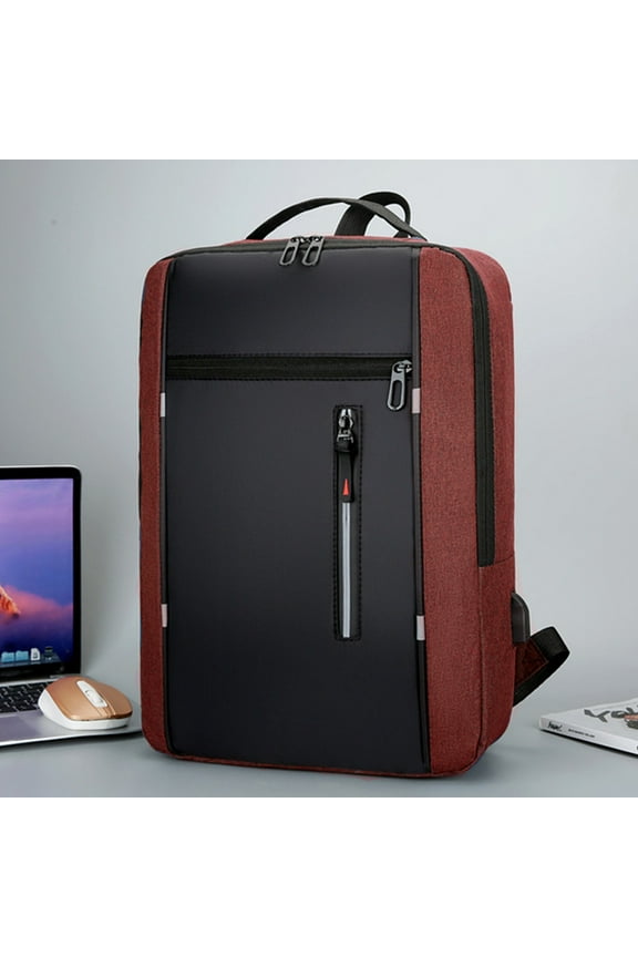 under $5 Laptop Backpack, 16 Inch Computer Bag, Large Capacity Travel Backpack, USB Charging College Backpack, Business School Bag for Men Women