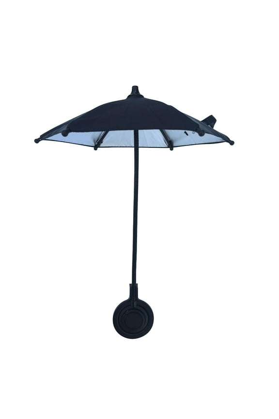 under $5 Magnetic Phone Umbrella, Magnetic Retractable Phone Umbrella Stand, Mini Sun Umbrella for Mobile Phone, Portable Sunshade Umbrella for Outdoor, Compact Umbrella for Travel