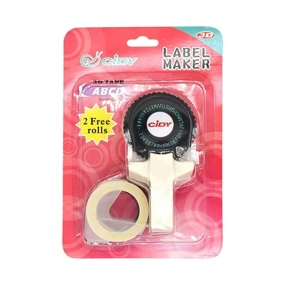 SSZMDLB under $5 Manual Label Maker, Embossing Label Machine, Handheld Tape Label Printer, Portable Engraving Labeler, Office Organization Label System, Home Storage Labeling Device