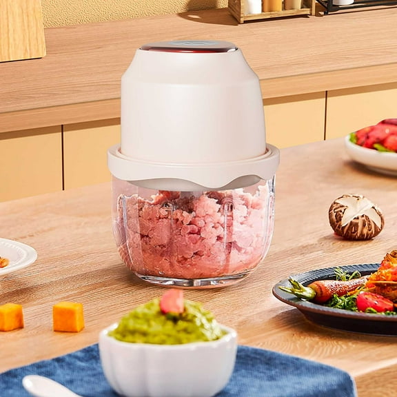 SSZMDLB under $5 Meat Grinder Machine, Meat Grinder for Home, Electric Food Processor for Kitchen, Multi Function Chopper for Mincing Meat, Garlic, Vegetables, Baby Food, Puree, Sausage Filling