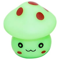 SSZMDLB under $5 Night Light, Mushroom Night Light, Portable Battery LED Lamp for Bedroom, Kids Room, Nursery, Toddler, with Soft Glow, Cute Decor, Safe for Children, Handheld Nightlight