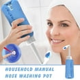 thumbnail image 1 of SSZMDLB under $5 Nose Washer, Nasal Wash, 300ml Nose Cleaner Kit for Adults and Kids, Easy to Use with Pressure Button, Includes Two Attachments, Helps with Allergies, Colds, Sinus Relief, 1 of 9