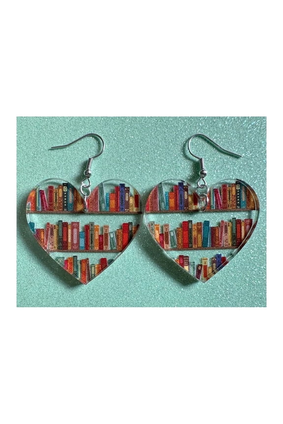 under $5 Notebook Earrings, Notebook Earrings for Notebook Lovers, Mini Notebook Shaped Earrings, Literary Themed Jewelry and Accessories, Reader and Teacher Gift Earrings