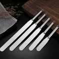 thumbnail image 1 of SSZMDLB under $5 Offset Spatula, Stainless Steel Cake Icing Tool, Baking Decorating Spreader Scraper, Professional Kitchen Utensil Set, Pastry Cream Cheese Frosting, 1 of 9