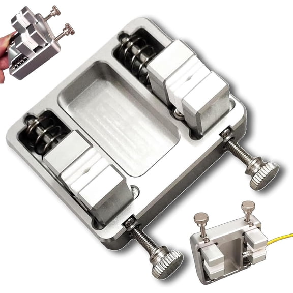 SSZMDLB under $5 PCB Soldering Clamp, Welding Clamp, Heavy Duty Aluminum Soldering Fixture, PCB Circuit Board Holder, Temperature Resistant Ceramic Jaw, Adjustable Bracket for Station