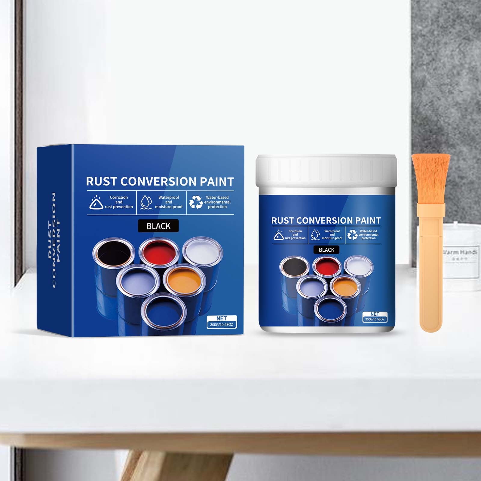 SSZMDLB under $5 Rust Converter Paint, Weather Proof Metal Coating ...