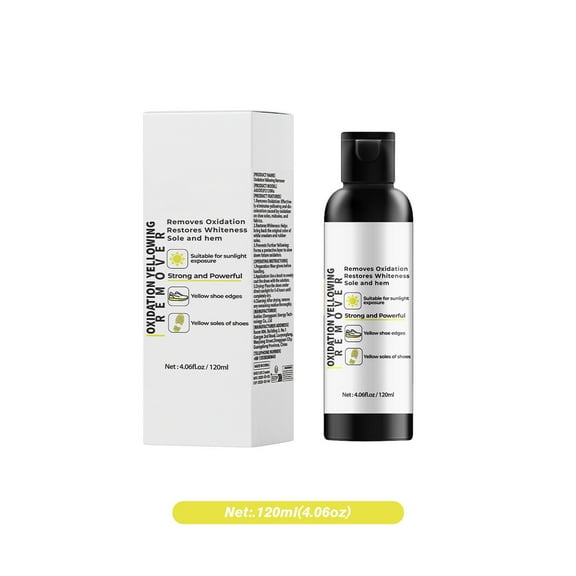 SSZMDLB under $5 Shoe Cleaner, Shoe Cleaning Agent, Yellow Stain Remover for Sneakers, Gentle Formula for Fabric and Leather, Protective Coating to Prevent Oxidation, Easy Application