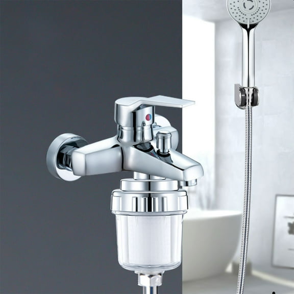 SSZMDLB under $5 Shower Filter, Multi Stage Water Filtration System with Replaceable Cartridge, Hard Water Treatment for Skin Care, Hair Protection, Bathroom Wellness