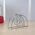thumbnail image 1 of SSZMDLB under $5 Stainless Steel Napkin Holder Stand, Vertical Paper Towel Dispenser Rack for Kitchen Counter Organization, Metal Napkin Storage Organizer for Dining Table Cafe Home Decor, 1 of 6