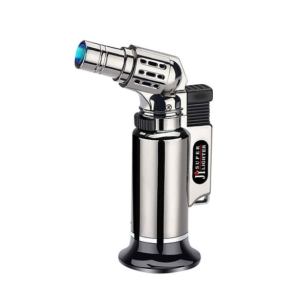 SSZMDLB under $5 Windproof Butane Torch Lighter, Direct Flame Windproof Lighter, Metal Refillable Butane Torch Lighter, Adjustable Flame Lighter for Outdoor Barbecue