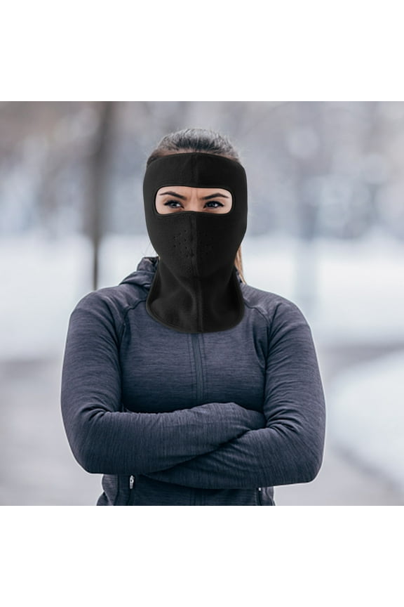 under $5 Winter Mask, Full Face Cover Mask, Windproof Cold Protection Mask, Neck Ear Warmer, Fleece Lined Face Mask, Outdoor Sports Mask, Skiing Snowboarding Mask, Winter Gear Accessory