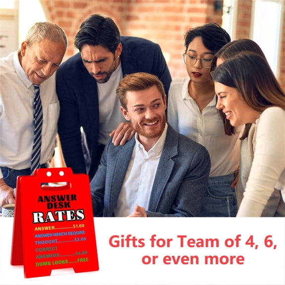 SSZMDLB Acrylic Desk Prank Sign, Funny Office Colleague Gift, Spoof Table Arrangement for Desk, Motivational Prank Ornament for Work, Humorous Office Decoration, Encouragement Sign for Colleague