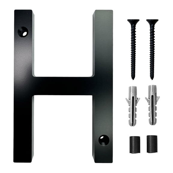 SSZMDLB Acrylic Floating Letter Sign, Modern House Number, DIY Alphabet Door Number, Customizable Address Plaque, Weatherproof Outdoor Number, Self Adhesive House Letter, Acrylic Door Number