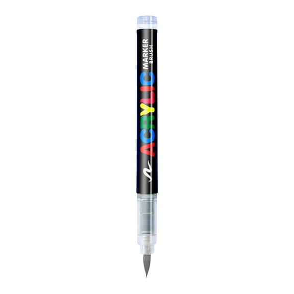 SSZMDLB Acrylic Marker, Direct Liquid Soft Head Acrylic Marker Pen, No Press Drawing Pen for Students, Graffiti Pen for Art, Craft, Writing, Permanent Marker for Paper, Canvas, Rock Painting