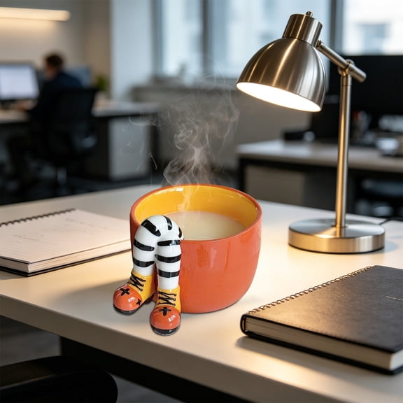 SSZMDLB Ceramic Coffee Mugs, Office Coffee Cup for Desk, Tea Cup Water Cup for Bedroom Living Room Kitchen, Hot Cold Beverage Ceramic Mug for Home Office Use