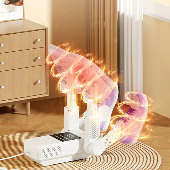 SSZMDLB under $5 Boot Dryer, Shoe Dryer with Heat, Glove Dryer Warmer, Footwear Dryer Deodorizer, Telescopic Dry Ports, Intelligent Timer Dryer