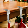 thumbnail image 1 of SSZMDLB under $5 Christmas Stocking Hanger, Metal Hook with Ornament, Over Door Mantel Hanger for Stocking, Bag, Wreath, and Holiday Display, 1 of 6