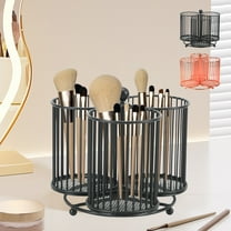 SSZMDLB under $5 Cutlery Holder Organizer Caddy, Metal Rotating Utensil Stand for Kitchen Table, Multi Compartment Rack for Knife Fork Spoon