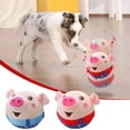 thumbnail image 1 of SSZMDLB under $5 Dog Toy, Jumping Pig Interactive Toy, Pet Training Play Tool, Squeaky Crinkle Sound Toy, Bouncing Animal Toy for Dogs, 1 of 9