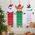 thumbnail image 1 of SSZMDLB under $5 Felt Advent Calendar, Christmas Tree Countdown Calendar Hanging Decor with Pockets, for Home Office Wall Door Xmas Holiday Countdown, 1 of 9