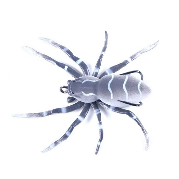 SSZMDLB under $5 Fishing Spider Lure, Fishing Bait Lure, Enhanced Hard and Soft Swim Bait with Hook, Realistic Spider Artificial Swimming Toy