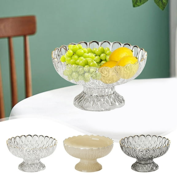 SSZMDLB under $5 Fruit Plate, Home Living Room Server, High Value Thickened Tray, Candy Snack Display Dish, Coffee Table Centerpiece for Dining