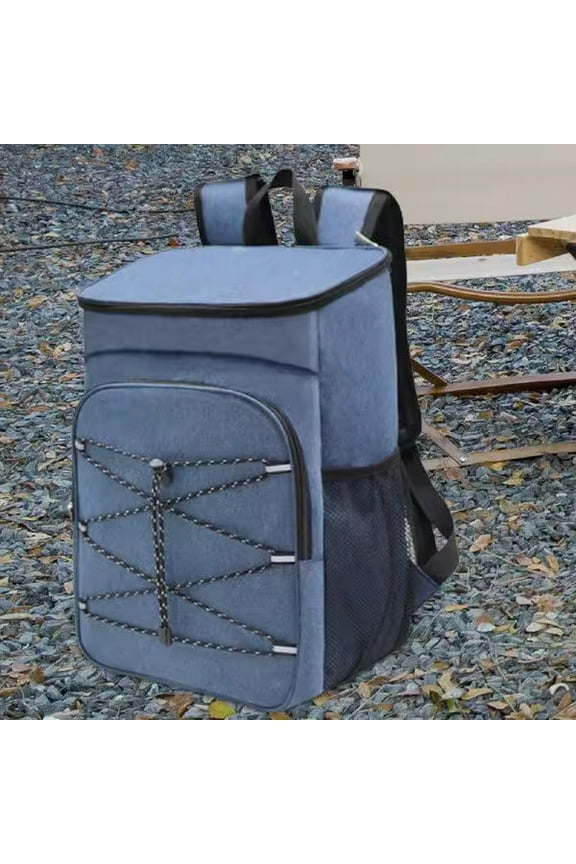 under $5 Travel Backpack with Lunch Box, Large Capacity Cooler Backpack, Insulated Design for Food Drinks, Outdoor Picnic Hiking Camping Use