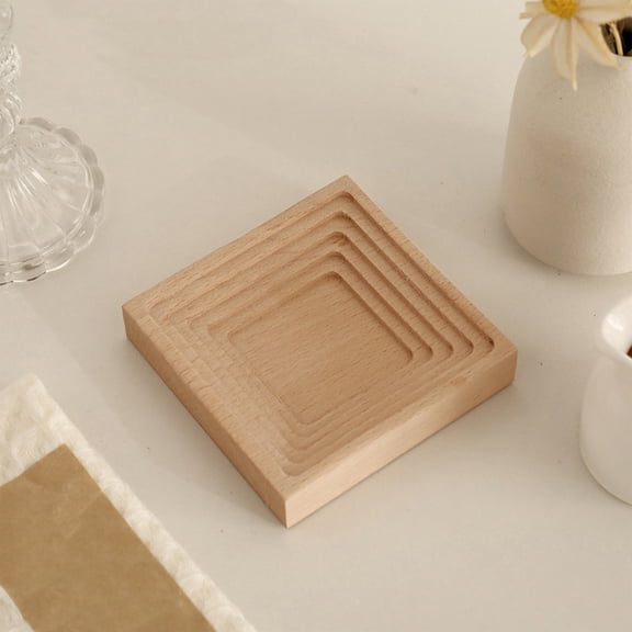 SSZMDLB under $5 Wooden Serving Tray, Japanese Style Desktop Storage Tray for Keys Jewelry, Decorative Aromatherapy Snack Plate for Home