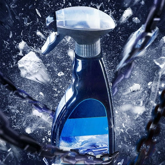 SShop Windshield Spray De-Icer(500ml/16.9oz),Defrosting and Deicing Spray,Can Clear the Snow of Car