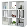thumbnail image 1 of SSyao 9 Cube Shelves Storage Organizer Bookshelf Display Cube Compartments White, 1 of 13