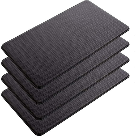 SSyao Anti Fatigue Comfort Flooring Standing Mat Kitchen Commercial Grade Pads Ergonomic Floor Pad Kitchen Rug for Office Stand Up Desk (20" x 36", Black)