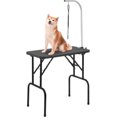thumbnail image 1 of SSyao Dog Grooming Table Foldable Home Pet Bathing Station with Adjustable Height Portable Drying Table with Arm Noose for Medium Small Dogs-32 Inch, 1 of 8