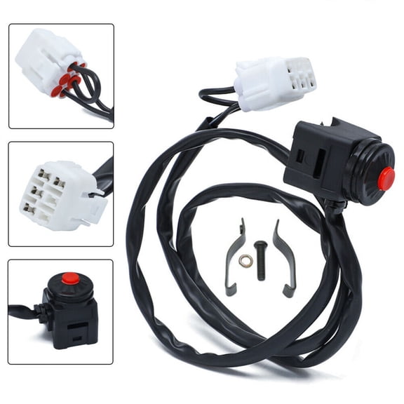 SSyao For Suzuki LTR450 LTR 450 2006-2010 Motorcycle Kill Switch Push Button Start Kit