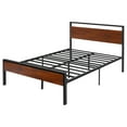 thumbnail image 1 of SSyao Full Size Metal Platform Bed Frame with Headboard&Under-Bed Storage 14 In, 1 of 9