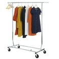 thumbnail image 1 of SSyao Heavy Duty Clothing Rack Rolling Collapsible Clothes Garment Rack Stand W/Wheels, 1 of 15