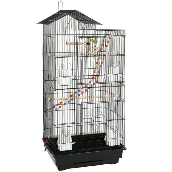 SSyao Macaw Parrot Bird Cage – Spacious Pet Supply with Secure Door, Ideal for Parrots’ Comfort & Safety,39 inch