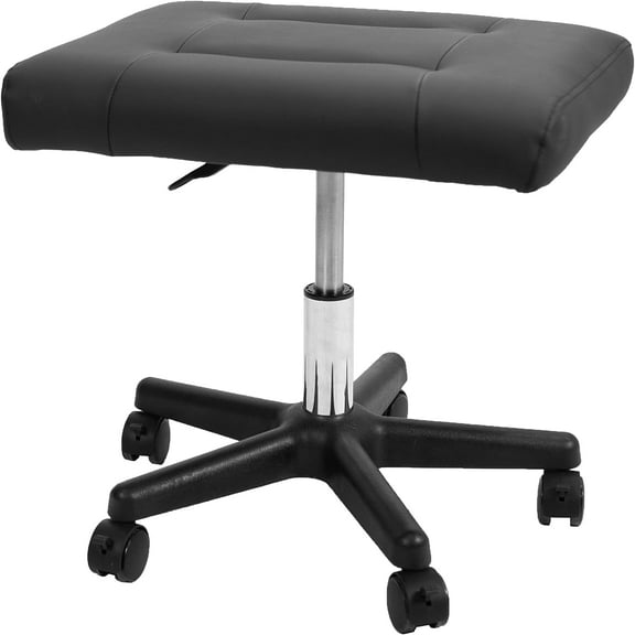 SSyao Mobile Under Desk Leg Rest Ottoman Adjustable Foot Stool for Home Office