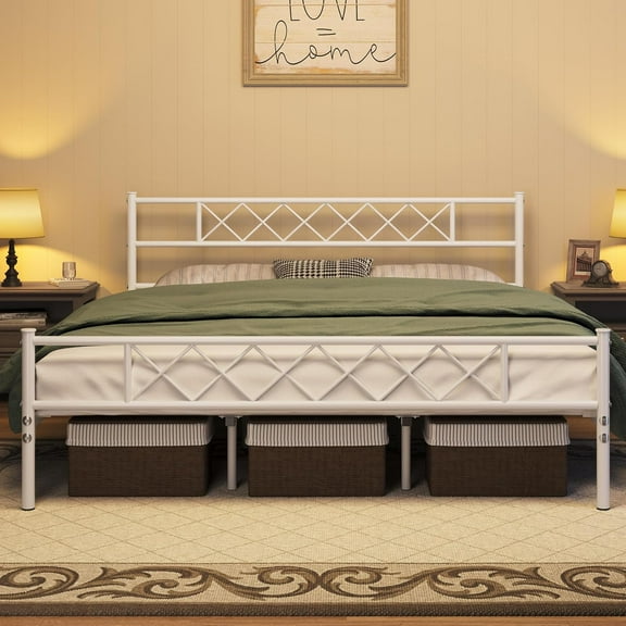 SSyao rd/Mattress Foundation/Under Bed Storage White