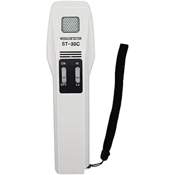 ST-30C High Sensitivity Handheld Needle Detector Portable Inspecting Machine Metal Detector Needle with Sound and Light Alarm Detection$$Garden & Patio
