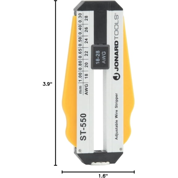 ST-550 ABS Adjustable Precision Wire Stripper, 18-28 AWG