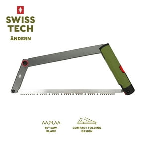 Swiss Tech ndern Camping Folding Bow Saw, Lightweight, Packable