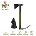 thumbnail image 1 of Swiss Tech Beilwerk Camping Hatchet, Stainless Steel Head, Aluminum Body, Pry Tool, Sheath Included, 1 of 18