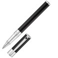 thumbnail image 1 of ST Dupont D-Initial Black & Chrome Rollerball Pen, 1 of 3
