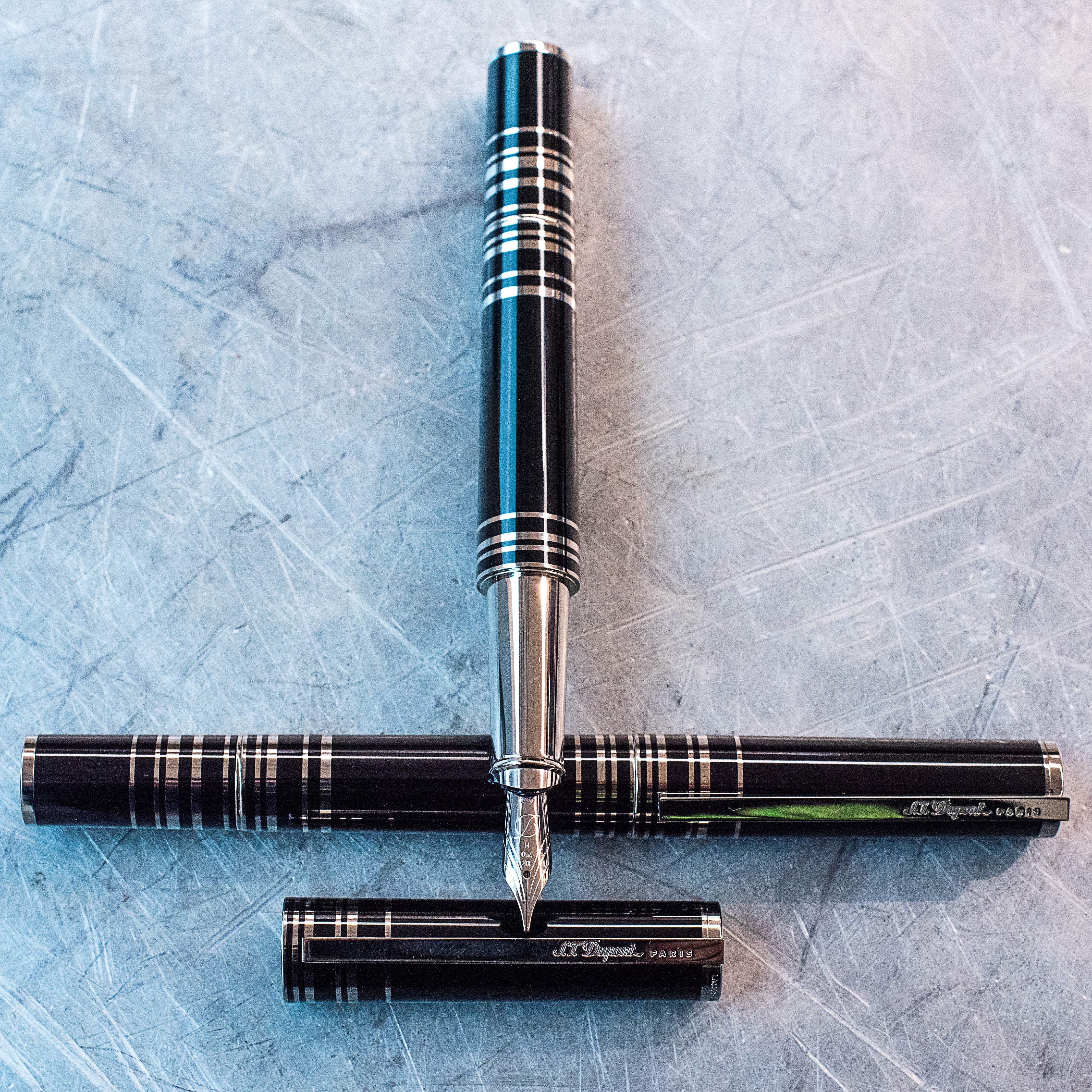 Stylo Roller S.T. Dupont Neoclassique President - Prototype Pré-production - Noir Prestige