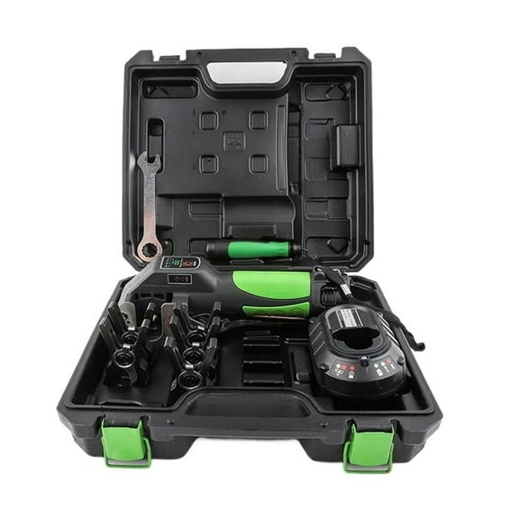 ST-E900A Lithium Battery Expander Fully Automatic Copper Tube Electric Flaring Tool Kit, Air Conditioner Refrirator ,Easy Operation