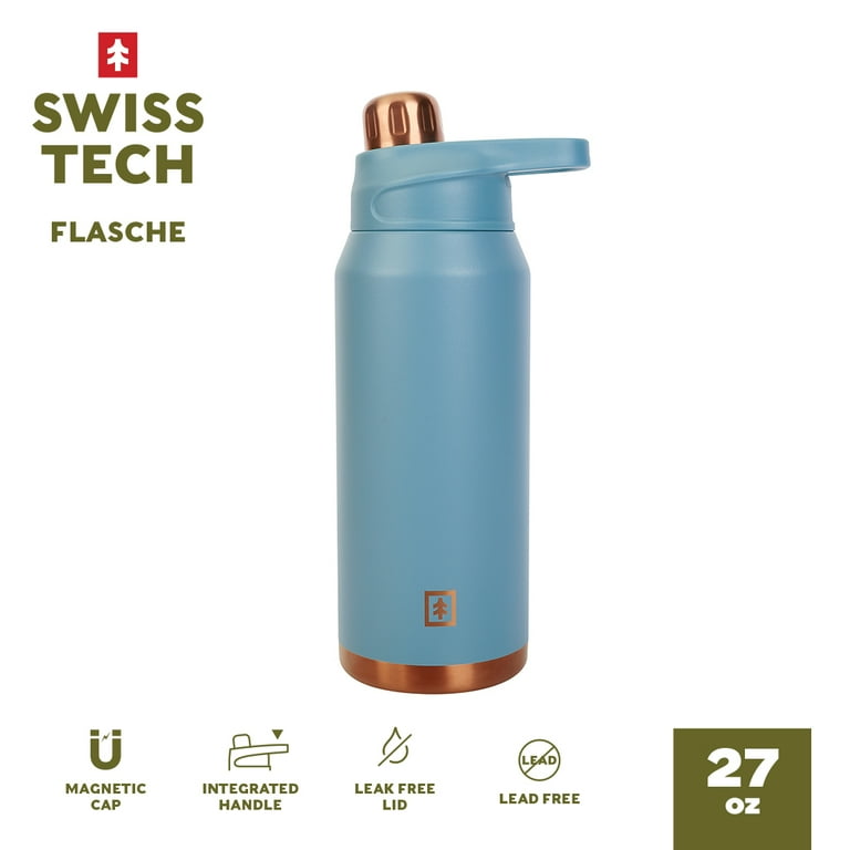 Swiss Tech Flasche Cresta Blue 27oz Triple-Wall Stainless Water