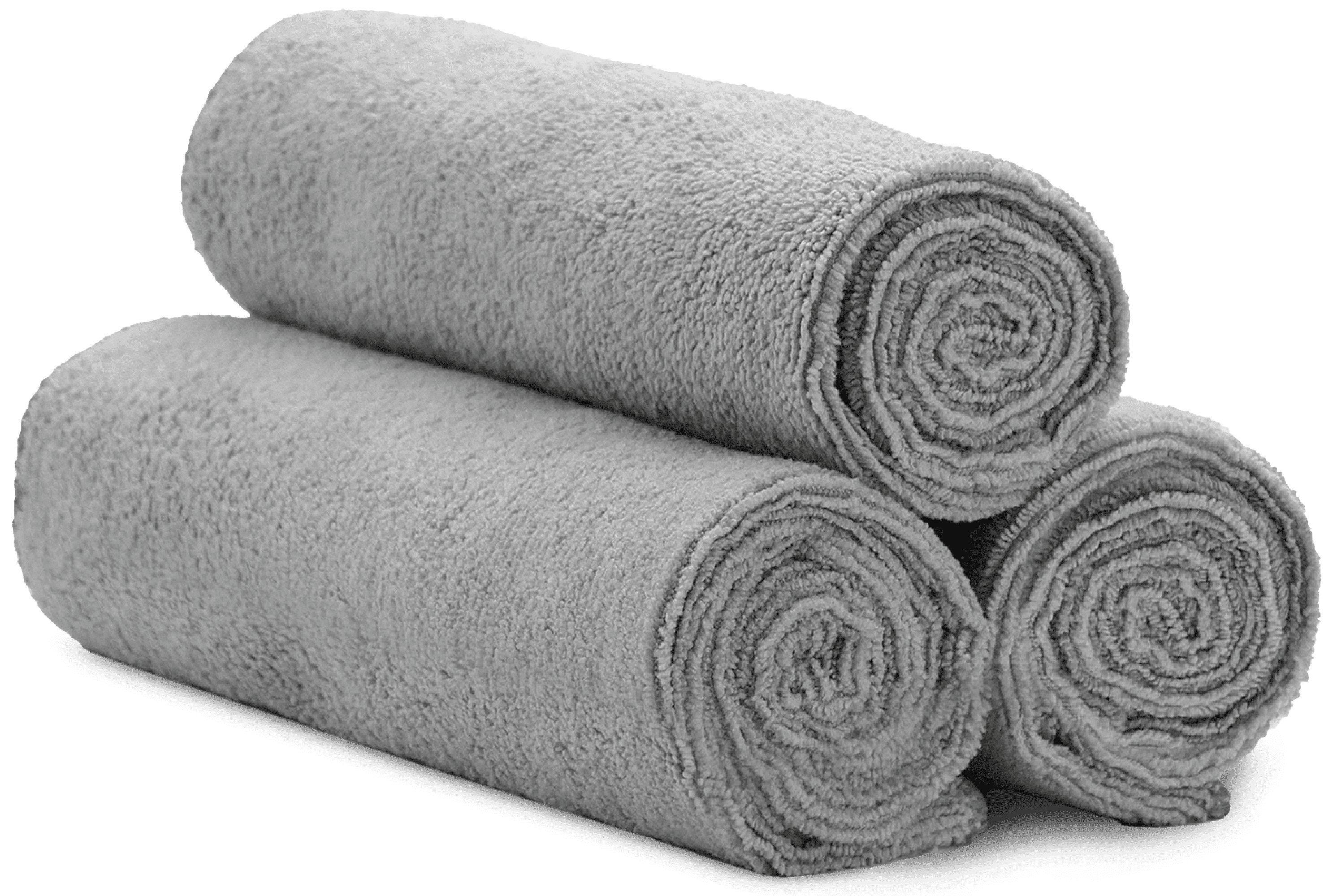 ST INC. Microfiber Gym Towel, Yoga Towel for Home, Gym Bag and Workout Equipment, 16 Inches x 27 Inches, Grey, 3 Pack