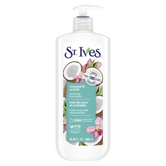St. Ives Coconut & Orchid Softening Body Lotion, 20.28 OZ