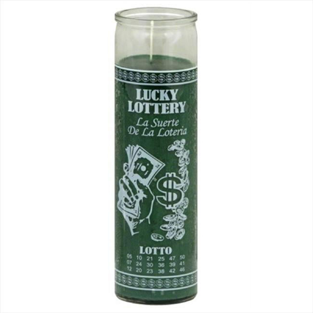 Lucky Lottery 8 inch Lucky Lottery Candle, 1 ea (Pack of 12)